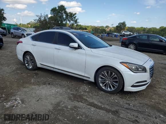 2015 Hyundai Genesis 3.8L с VIN KMHGN4JE4FU055145, выставлен на аукционе Copart как лот 81218525 с пробегом 154 217 миль миль и Чистый • Clean title. История ставок и продаж доступна на DreamBid. Изображение 4.