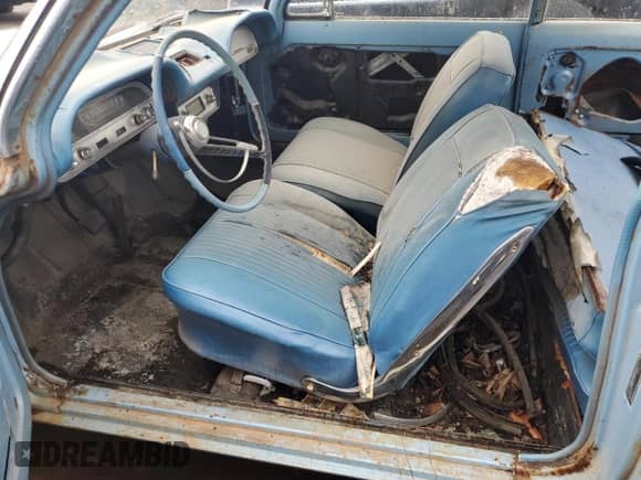 1960 Chevrolet Corvair с VIN 00927W262255, выставлен на аукционе Copart как лот 58081165 с пробегом 41 585 миль миль и Чистый • Clean title. История ставок и продаж доступна на DreamBid. Изображение 7.