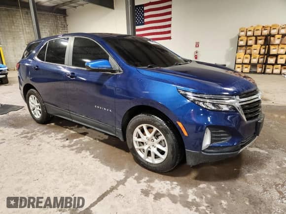 2022 Chevrolet Equinox LT with VIN 3GNAXTEV8NL136318, listed as a Copart auction lot 70131815 with 110,450 mi miles and Clean title. Bid and sale history available at DreamBid. Image 4.