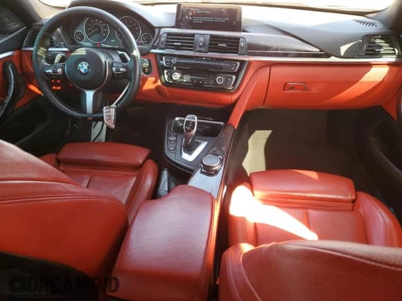 2015 BMW 4 Series 435i xDrive with VIN WBA4B3C55FD670422, listed as a Copart auction lot 45791165 with 95,786 mi miles and Non repairable. Bid and sale history available at DreamBid. Image 8.