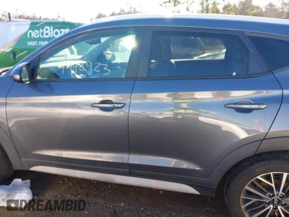 2019 Hyundai Tucson Ultimate with VIN KM8J3CAL9KU004559, listed as a IAAI auction lot 41142923 with 95,396 mi miles and . Bid and sale history available at DreamBid. Image 14.
