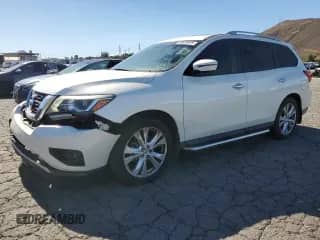 2018 Nissan Pathfinder SV with VIN 5N1DR2MNXJC612033, listed as a Copart auction lot 86654975 with 92,352 mi miles and Clean title. Bid and sale history available at DreamBid. Image 1.