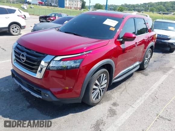 2022 Nissan Pathfinder Platinum с VIN 5N1DR3DH9NC223082, выставлен на аукционе IAAI как лот 42698899 с пробегом 56 659 миль миль и . История ставок и продаж доступна на DreamBid. Изображение 19.