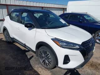 2023 Nissan Kicks SR with VIN 3N1CP5DV2PL509485, listed as a IAAI auction lot 43218725 with 34,491 mi miles and . Bid and sale history available at DreamBid. Image 1.
