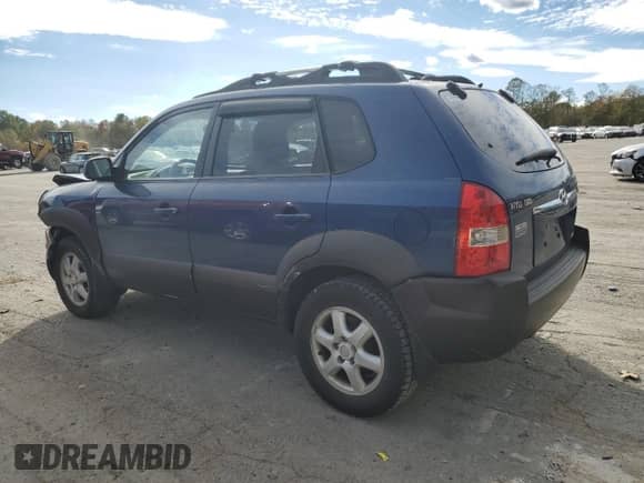 2005 Hyundai Tucson GLS with VIN KM8JN72D35U191102, listed as a Copart auction lot 86829755 with 95,762 mi miles and Salvage title. Bid and sale history available at DreamBid. Image 2.