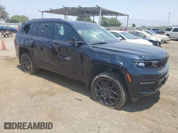 2023 Jeep Grand Cherokee Summit Reserve с VIN 1C4RJKET6P8869068, выставлен на аукционе Copart как лот 62527514 с пробегом 27 770 миль миль и Списание • Salvage title. История ставок и продаж доступна на DreamBid. Изображение 4.