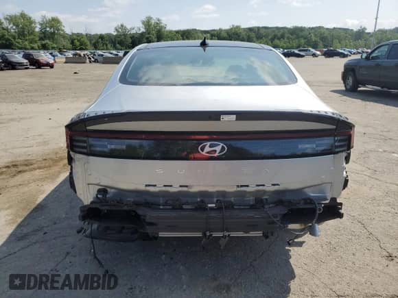 2025 Hyundai Sonata SEL Convenience с VIN KMHL14JA0SA467114, выставлен на аукционе Copart как лот 65951405 с пробегом 445 миль миль и Списание • Salvage title. История ставок и продаж доступна на DreamBid. Изображение 6.