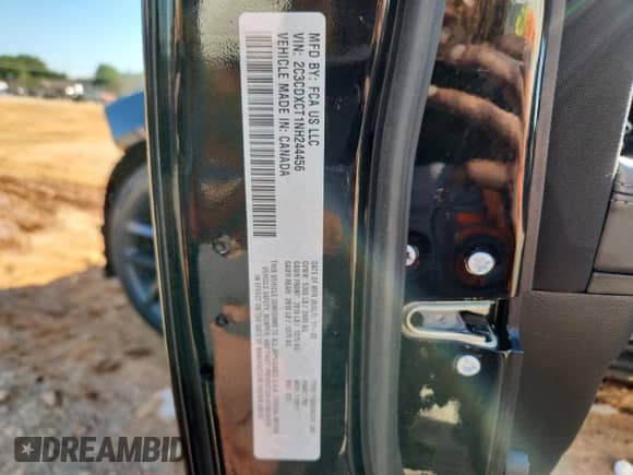 2022 Dodge Charger R/T with VIN 2C3CDXCT1NH244456, listed as a Copart auction lot 83927945 with 55,922 mi miles and Salvage title. Bid and sale history available at DreamBid. Image 13.