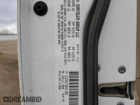 2011 Chrysler 300 C с VIN 2C3CK6CT5BH611869, выставлен на аукционе Copart как лот 52635475 с пробегом 110 386 миль миль и Списание • Salvage title. История ставок и продаж доступна на DreamBid. Изображение 12.