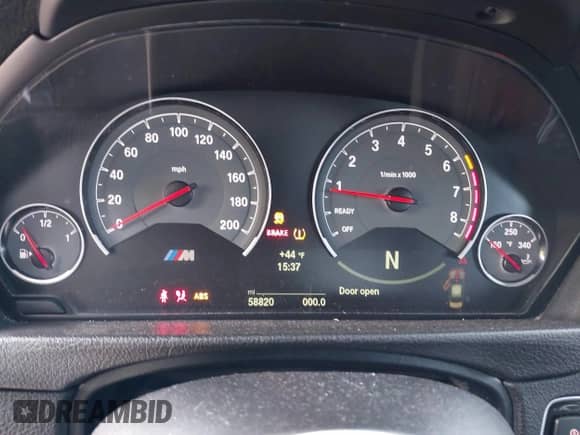 2015 BMW M3 with VIN WBS3C9C51FP803778, listed as a IAAI auction lot 41732784 with 58,820 mi miles and . Bid and sale history available at DreamBid. Image 7.