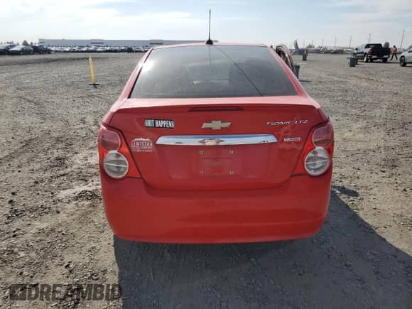 2016 Chevrolet Sonic LTZ with VIN 1G1JE5SB2G4144632, listed as a Copart auction lot 70182705 with 157,986 mi miles and Salvage title. Bid and sale history available at DreamBid. Image 6.
