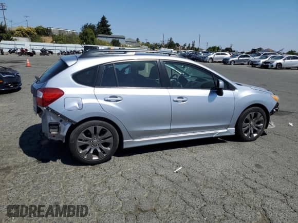 2014 Subaru Impreza Special Sports Limited with VIN JF1GPAR63E8276033, listed as a Copart auction lot 64335165 with 45,624 mi miles and Salvage title. Bid and sale history available at DreamBid. Image 3.