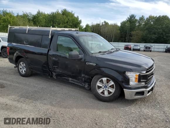2018 Ford F-150 XL z VIN 1FTMF1CPXJKC90087, wystawiony jako Copart lot #68735865 z przebiegiem 79 711 mil mil oraz Szkoda całkowita • Salvage title. Historia ofert i sprzedaży dostępna na DreamBid. Obrazek 4.