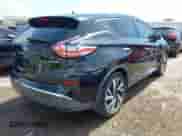 2016 Nissan Murano S with VIN 5N1AZ2MG5GN122164, listed as a IAAI auction lot 42498513 with 56,296 mi miles and . Bid and sale history available at DreamBid. Image 4.