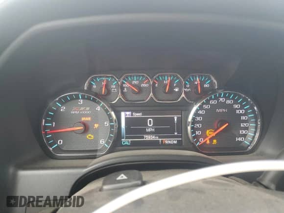 2015 Chevrolet Silverado 1500 LTZ z VIN 1GCVKSEC3FZ154351, wystawiony jako Copart lot #80658625 z przebiegiem 75 934 mil mil oraz Szkoda całkowita • Salvage title. Historia ofert i sprzedaży dostępna na DreamBid. Obrazek 9.