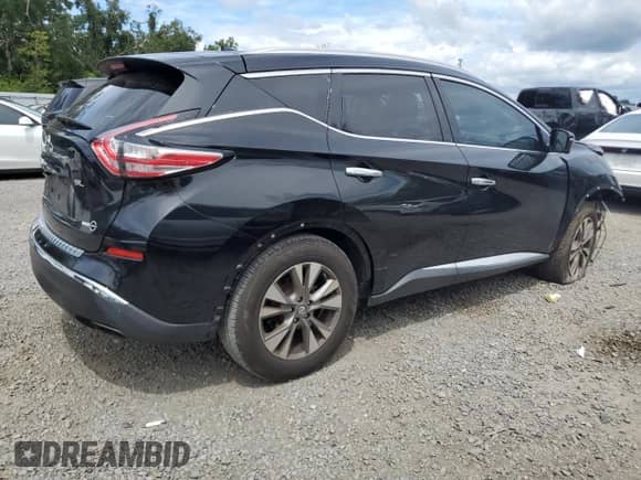 2015 Nissan Murano SL with VIN 5N1AZ2MG9FN256657, listed as a Copart auction lot 80388355 with 169,516 mi miles and Salvage title. Bid and sale history available at DreamBid. Image 3.