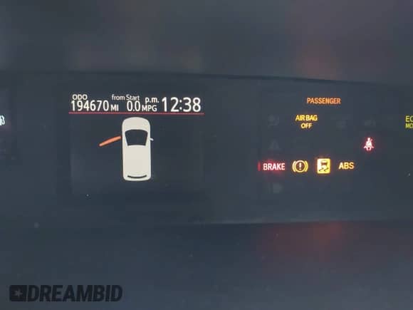 2014 Toyota Prius One with VIN JTDKDTB32E1567575, listed as a IAAI auction lot 42817240 with 194,670 mi miles and . Bid and sale history available at DreamBid. Image 16.