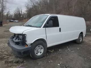 2017 Chevrolet Express Cargo with VIN 1GCWGBFF2H1336512, listed as a Copart auction lot 88710335 with 266,562 mi miles and Salvage title. Bid and sale history available at DreamBid. Image 1.