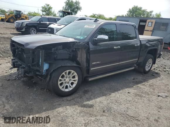 2016 GMC Sierra 1500 Denali z VIN 3GTU2PEJ5GG128827, wystawiony jako Copart lot #57999845 z przebiegiem 114 250 mil mil oraz Szkoda całkowita • Salvage title. Historia ofert i sprzedaży dostępna na DreamBid. Obrazek 1.