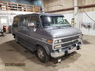 1994 Chevrolet Chevy Van with VIN 1GBEG25K6RF158378, listed as a Copart auction lot 82063375 with 146,843 mi miles and Clean title. Bid and sale history available at DreamBid. Image 4.