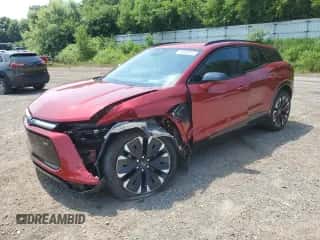 2024 Chevrolet Blazer EV eAWD RS с VIN 3GNKDCRJ5RS165369, выставлен на аукционе Copart как лот 64838815 с пробегом 7 256 миль миль и На запчасти • Non repairable. История ставок и продаж доступна на DreamBid. Изображение 1.