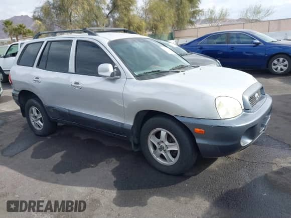 2002 Hyundai Santa Fe GLS with VIN KM8SC13D62U322962, listed as a IAAI auction lot 41437333 with 183,711 mi miles and . Bid and sale history available at DreamBid. Image 1.