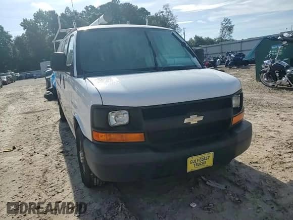 2013 Chevrolet Express Cargo with VIN 1GCWGGBA7D1141104, listed as a Copart auction lot 68313315 with Not provided miles and Salvage title. Bid and sale history available at DreamBid. Image 14.