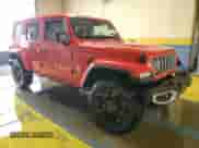2025 Jeep Wrangler Sahara с VIN 1C4RJXP6XSW599710, выставлен на аукционе Copart как лот 85402685 с пробегом 1 090 миль миль и Чистый • Clean title. История ставок и продаж доступна на DreamBid. Изображение 4.