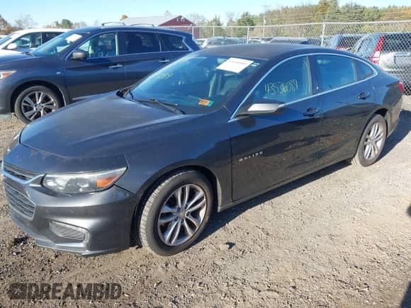 2016 Chevrolet Malibu LT z VIN 1G1ZE5ST6GF260481, wystawiony jako IAAI lot #43536089 z przebiegiem 153 277 mil mil oraz . Historia ofert i sprzedaży dostępna na DreamBid. Obrazek 2.