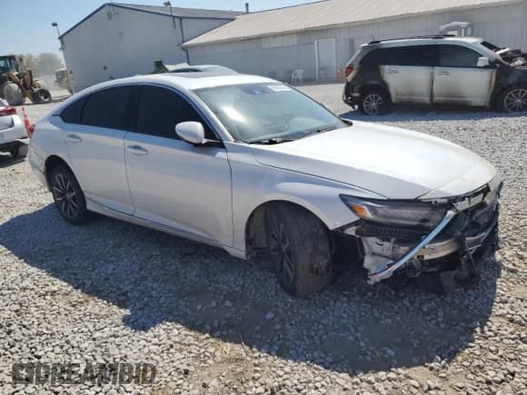 2021 Honda Accord EX-L с VIN 1HGCV1F52MA064999, выставлен на аукционе Copart как лот 80853625 с пробегом Не указан миль и Списание • Salvage title. История ставок и продаж доступна на DreamBid. Изображение 4.