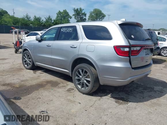 2017 Dodge Durango GT with VIN 1C4RDJDG8HC814299, listed as a IAAI auction lot 42815185 with 107,175 mi miles and . Bid and sale history available at DreamBid. Image 3.
