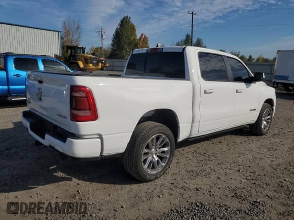2023 Ram 1500 Laramie с VIN 1C6SRFJTXPN541054, выставлен на аукционе Copart как лот 86494405 с пробегом 53 575 миль миль и Чистый • Clean title. История ставок и продаж доступна на DreamBid. Изображение 3.