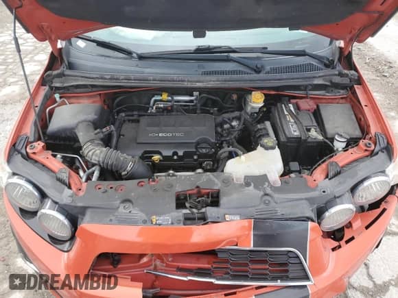 2013 Chevrolet Sonic LTZ with VIN 1G1JE6SB8D4129845, listed as a Copart auction lot 53841485 with 47,831 mi miles and Salvage title. Bid and sale history available at DreamBid. Image 11.