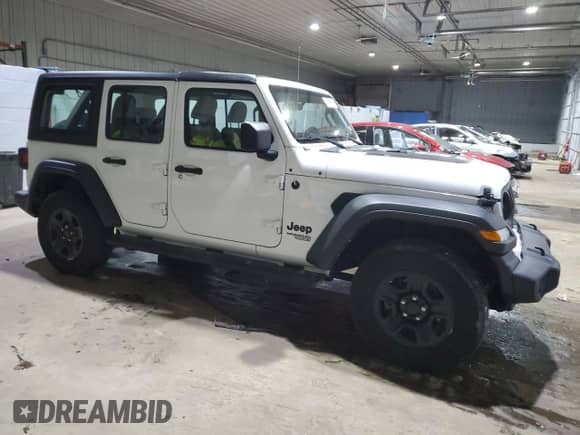 2021 Jeep Wrangler Unlimited Sport с VIN 1C4HJXDG4MW821718, выставлен на аукционе Copart как лот 41956755 с пробегом 30 615 миль миль и Списание • Salvage title. История ставок и продаж доступна на DreamBid. Изображение 4.