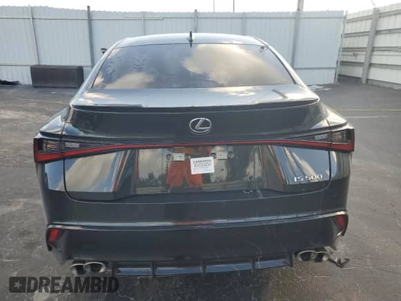 2024 Lexus IS 500 F Sport Performance z VIN JTHAP1D25R5005856, wystawiony jako Copart lot #72887234 z przebiegiem 9 172 mil mil oraz Czysty tytuł • Clean title. Historia ofert i sprzedaży dostępna na DreamBid. Obrazek 6.