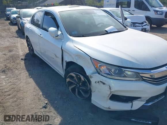 2017 Honda Accord EX-L with VIN 1HGCR2F96HA028526, listed as a IAAI auction lot 43229642 with 127,392 mi miles and . Bid and sale history available at DreamBid. Image 6.