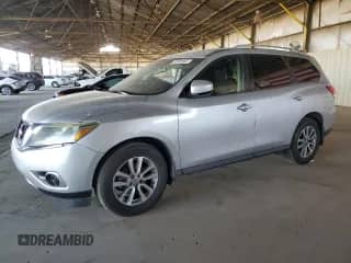2014 Nissan Pathfinder Platinum z VIN 5N1AR2MN8EC625131, wystawiony jako Copart lot #80580485 z przebiegiem 148 538 mil mil oraz Szkoda całkowita • Salvage title. Historia ofert i sprzedaży dostępna na DreamBid. Obrazek 1.