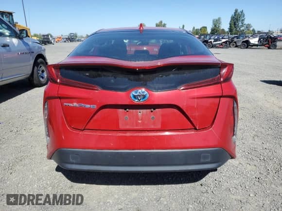 2020 Toyota Prius LE with VIN JTDKARFP1L3130967, listed as a Copart auction lot 80495065 with 64,702 mi miles and Salvage title. Bid and sale history available at DreamBid. Image 6.