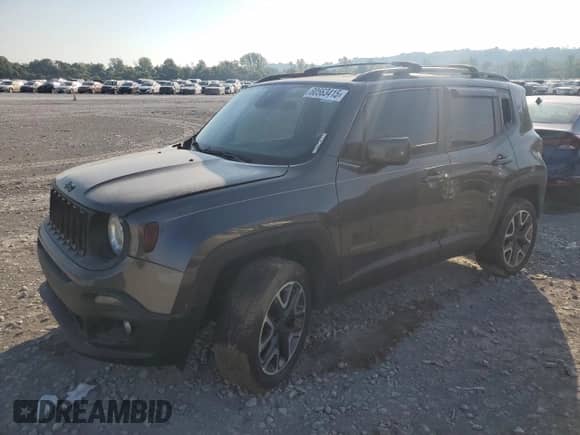 2018 Jeep Renegade Altitude with VIN ZACCJABB7JPH80962, listed as a Copart auction lot 80563415 with Not provided miles and Salvage title. Bid and sale history available at DreamBid. Image 1.