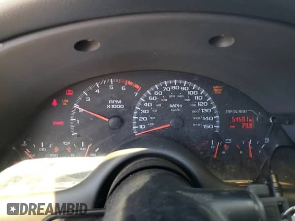 1999 Chevrolet Camaro Z28 with VIN 2G1FP32G9X2117837, listed as a Copart auction lot 69289314 with 54,591 mi miles and Salvage title. Bid and sale history available at DreamBid. Image 9.