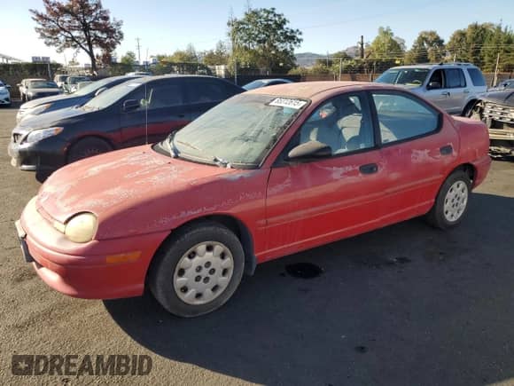 1998 Dodge Neon Competition with VIN 1B3ES47C9WD705986, listed as a Copart auction lot 85312615 with 159,467 mi miles and Clean title. Bid and sale history available at DreamBid. Image 1.