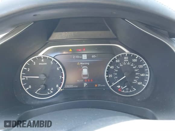 2023 Nissan Murano SL with VIN 5N1AZ2CS9PC104672, listed as a IAAI auction lot 41697937 with 135,285 mi miles and . Bid and sale history available at DreamBid. Image 7.