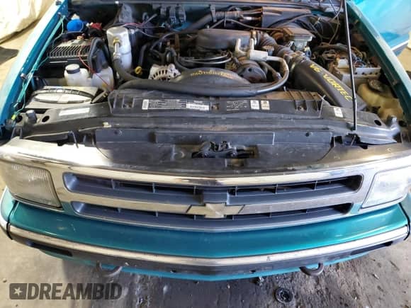 1996 Chevrolet Blazer with VIN 1GNDT13W2T2180466, listed as a Copart auction lot 85125355 with 119,107 mi miles and Clean title. Bid and sale history available at DreamBid. Image 12.