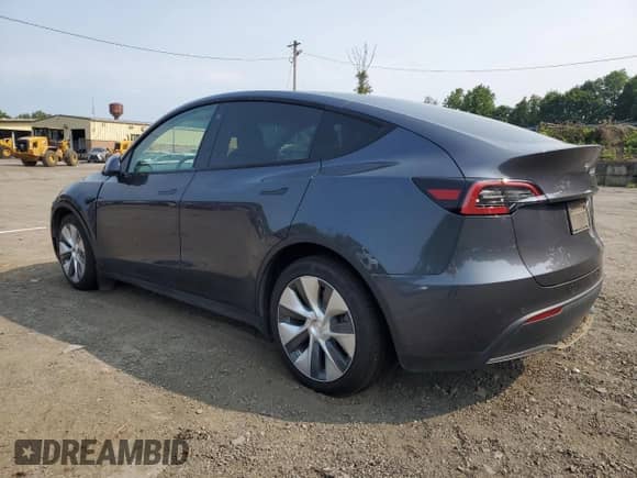 2022 Tesla Model Y Long Range with VIN 7SAYGAEEXNF361952, listed as a Copart auction lot 66031534 with Not provided miles and Salvage title. Bid and sale history available at DreamBid. Image 2.