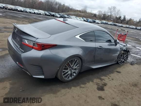 2017 Lexus RC 300 with VIN JTHSM5BC1H5003455, listed as a Copart auction lot 52736165 with 64,281 mi miles and Salvage title. Bid and sale history available at DreamBid. Image 3.