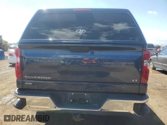 2022 Chevrolet Silverado 1500 LT with VIN 1GCPYJEK1NZ217521, listed as a Copart auction lot 56142645 with 22,374 mi miles and Salvage title. Bid and sale history available at DreamBid. Image 6.