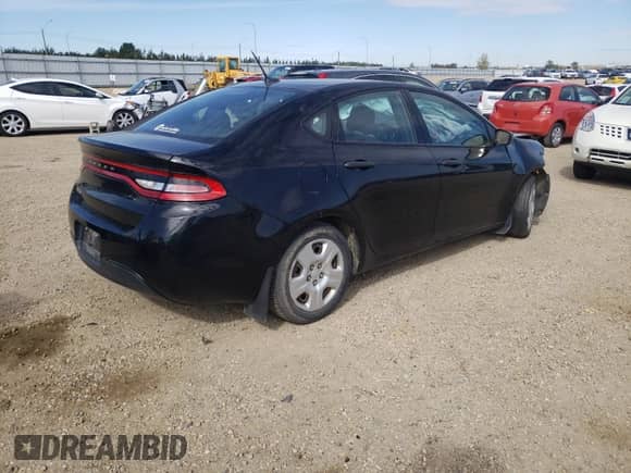 2014 Dodge Dart SE with VIN 1C3CDFAA0ED854504, listed as a Copart auction lot 80475625 with 129,978 mi miles and Salvage title. Bid and sale history available at DreamBid. Image 4.