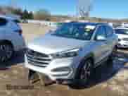 2017 Hyundai Tucson Sport with VIN KM8J33A21HU580324, listed as a IAAI auction lot 41651502 with 128,435 mi miles and . Bid and sale history available at DreamBid. Image 17.