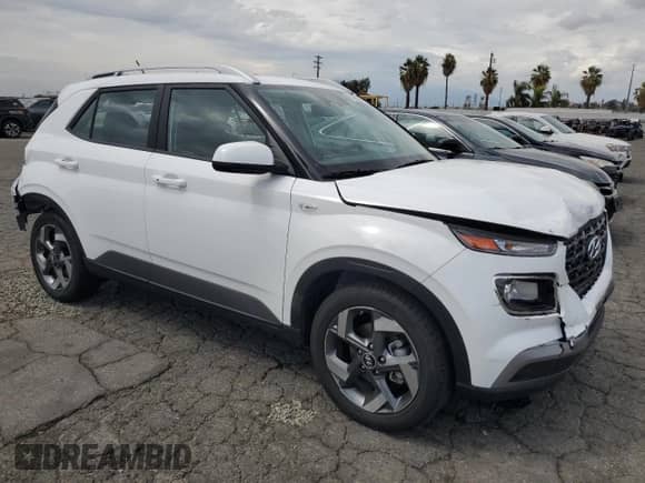 2025 Hyundai Venue Limited with VIN KMHRC8A33SU362658, listed as a Copart auction lot 81365895 with 12,717 mi miles and Salvage title. Bid and sale history available at DreamBid. Image 4.