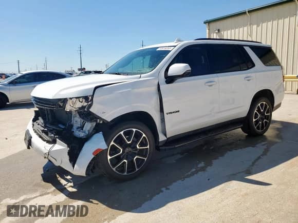 2022 Chevrolet Tahoe RST with VIN 1GNSCRKD1NR337890, listed as a Copart auction lot 53918355 with 38,038 mi miles and Clean title. Bid and sale history available at DreamBid. Image 1.